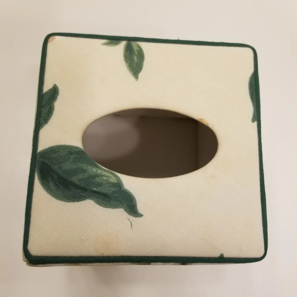 VTG JC PENNEY GLYNDA TURLEY Southern Tradition Magnolia Tissue Box Cover